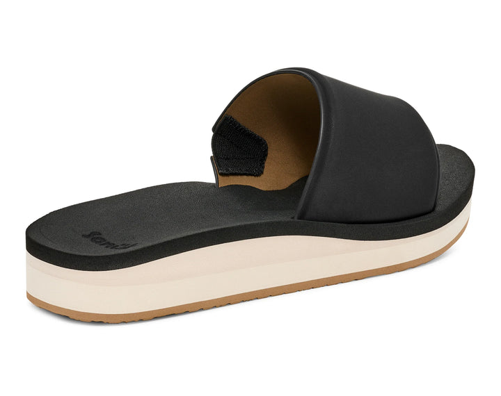 Sanuk Womens Highland Slide Black 3