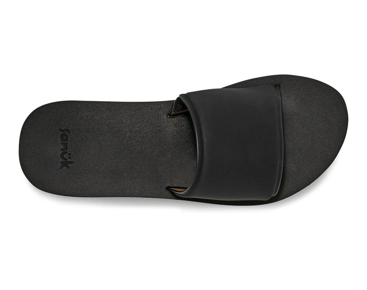 Sanuk Womens Highland Slide Black 5