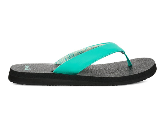 Sanuk Women's Yoga Mat II Sandal Aqua Green 