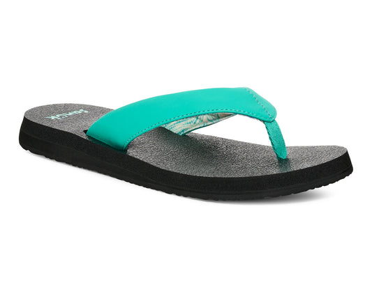 Sanuk Women's Yoga Mat II Sandal Aqua Green 1