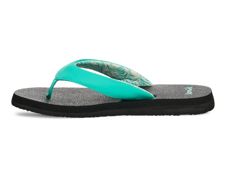 Sanuk Women's Yoga Mat II Sandal Aqua Green 2
