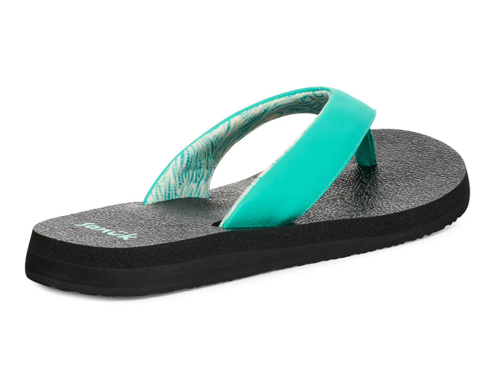 Sanuk Women's Yoga Mat II Sandal Aqua Green 3
