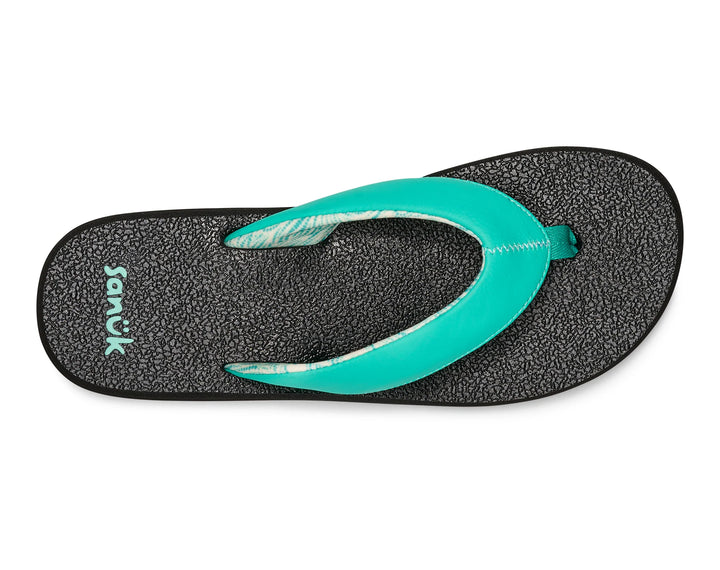Sanuk Women's Yoga Mat II Sandal Aqua Green 5
