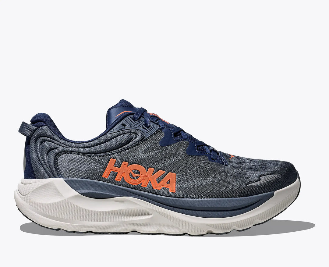 Hoka Men's Gaviota 6 Running Shoe - Midnight Blue/Faded Navy 