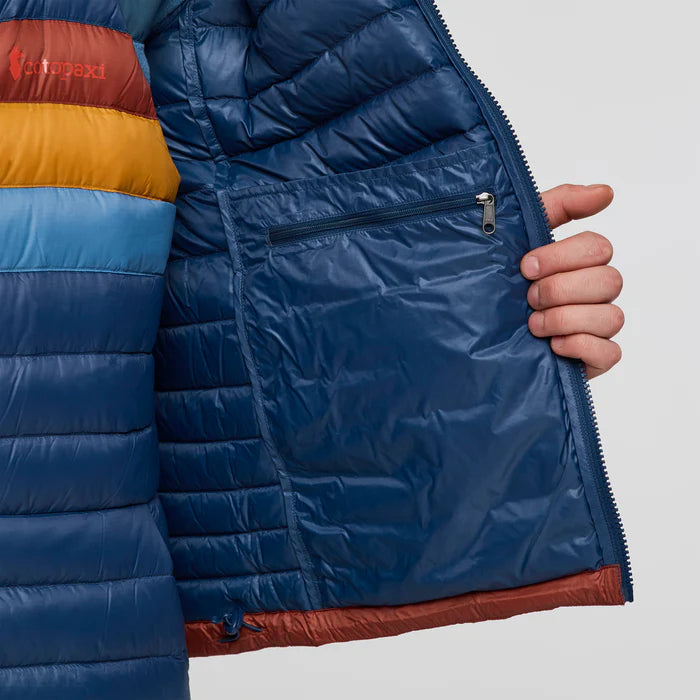Cotopaxi Mens Fuego Down Jacket Deep Sea and Nutmeg 3