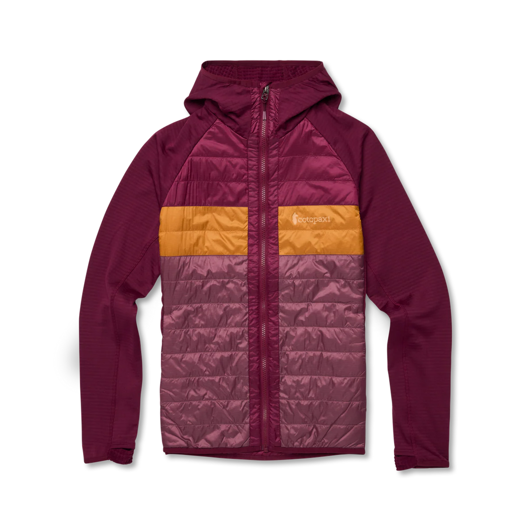 Cotopaxi Womens Capa Hybrid Insulated Hooded Jacket Jam and Fig 1