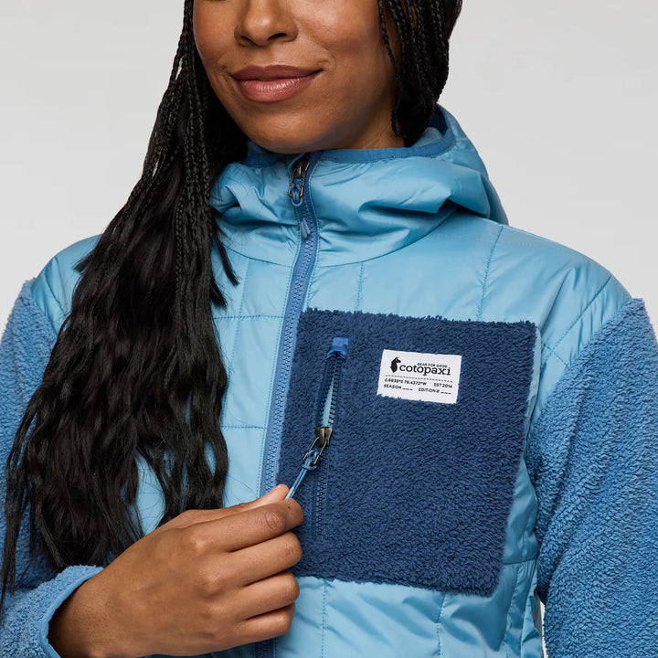 Cotopaxi Womens Trico Hybrid Hooded Jacket  Fjord/Fjord 4