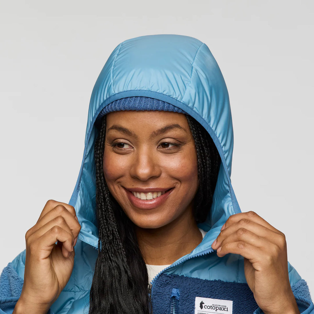 Cotopaxi Womens Trico Hybrid Hooded Jacket  Fjord/Fjord 3
