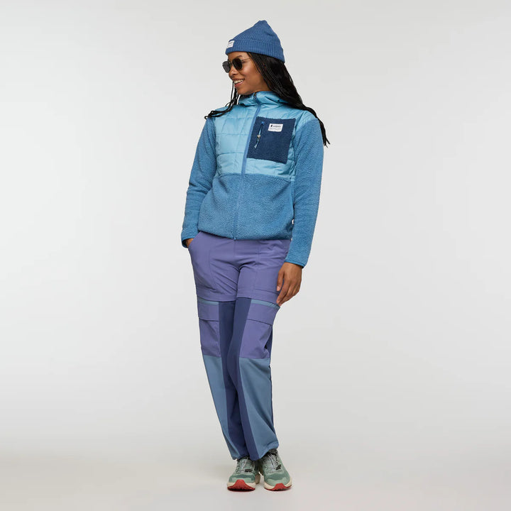 Cotopaxi Womens Trico Hybrid Hooded Jacket  Fjord/Fjord 8