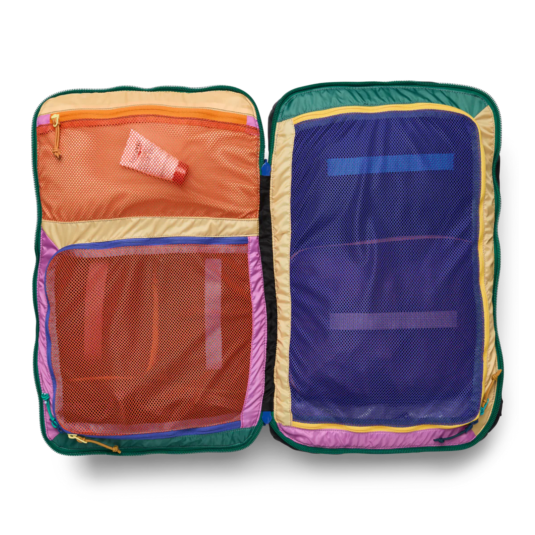 Cotopaxi Allpa 42L Travel Pack - Del Dia Dark open