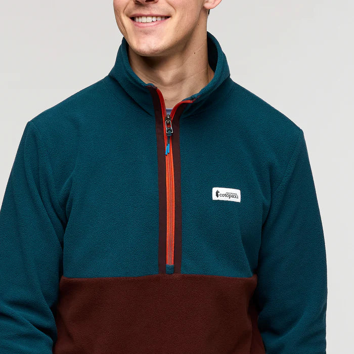 Cotopaxi Men’s Amado Fleece Pullover Abyss/Chestnut