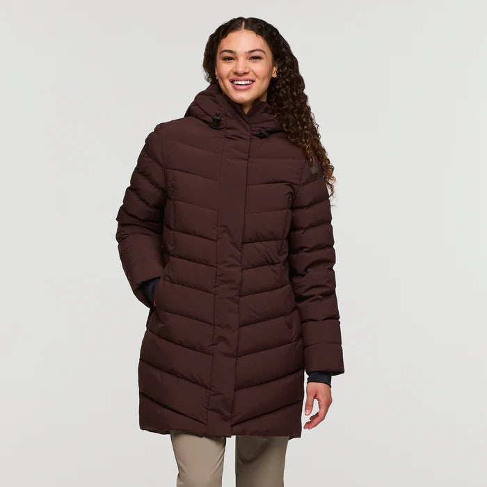 Cotopaxi Womens Alivio Down Parka Coffee 