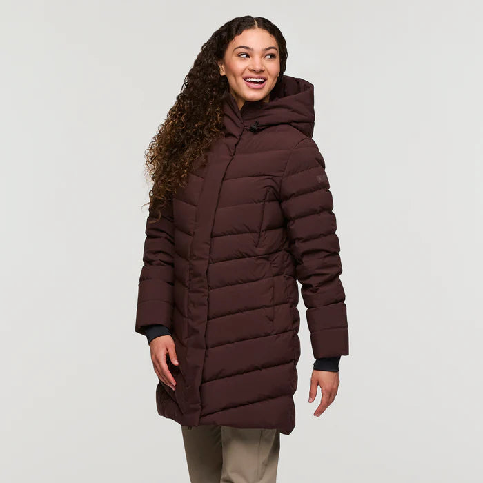 Cotopaxi Womens Alivio Down Parka Coffee 1