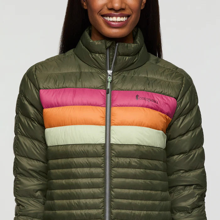 Cotopaxi Women’s Fuego Down Jacket Fatigue Stripes4