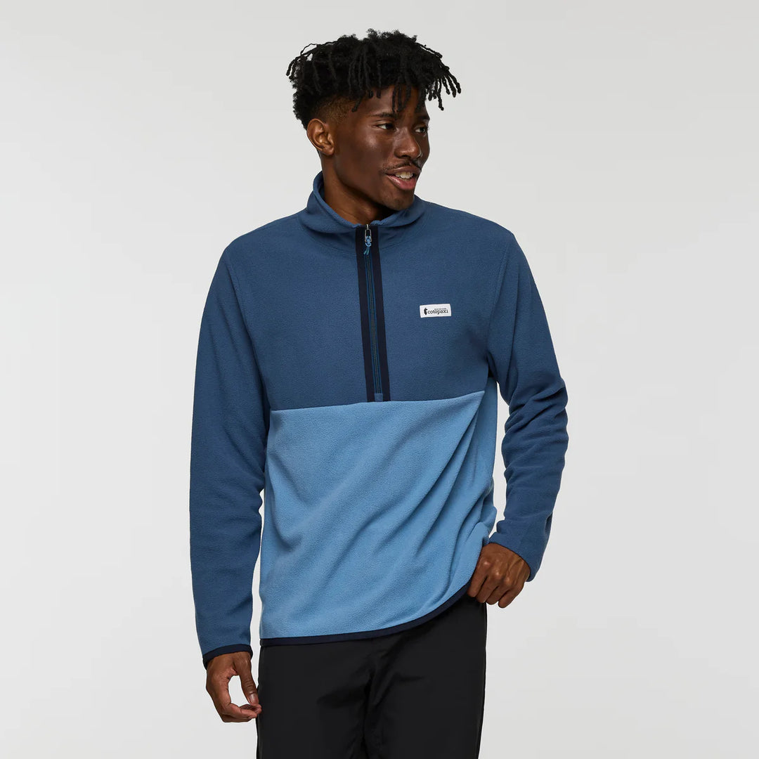 Cotopaxi Mens Amado Fleece Pullover Deep Sea and Fjord