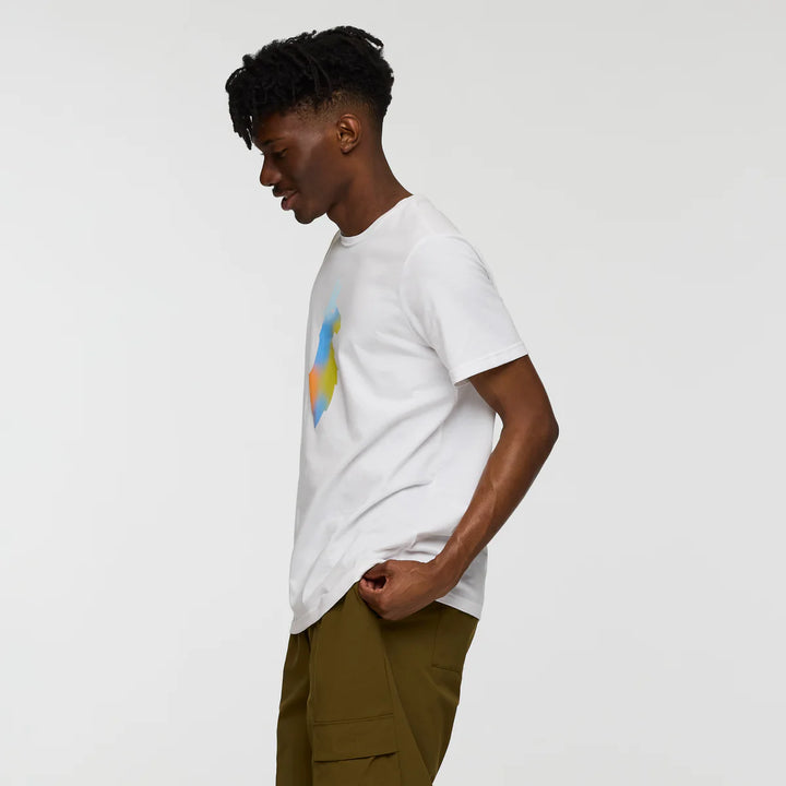 Cotopaxi Bitmap Llama T-Shirt - White - side view