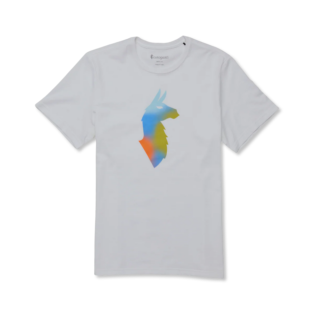 Cotopaxi Bitmap Llama T-Shirt - White - shirt only front