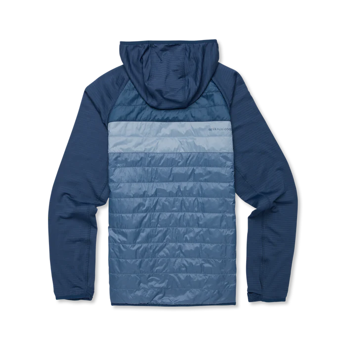 Cotopaxi Mens Capa Hybrid Insulated Hooded Jacket Deep Sea and Fjord 1