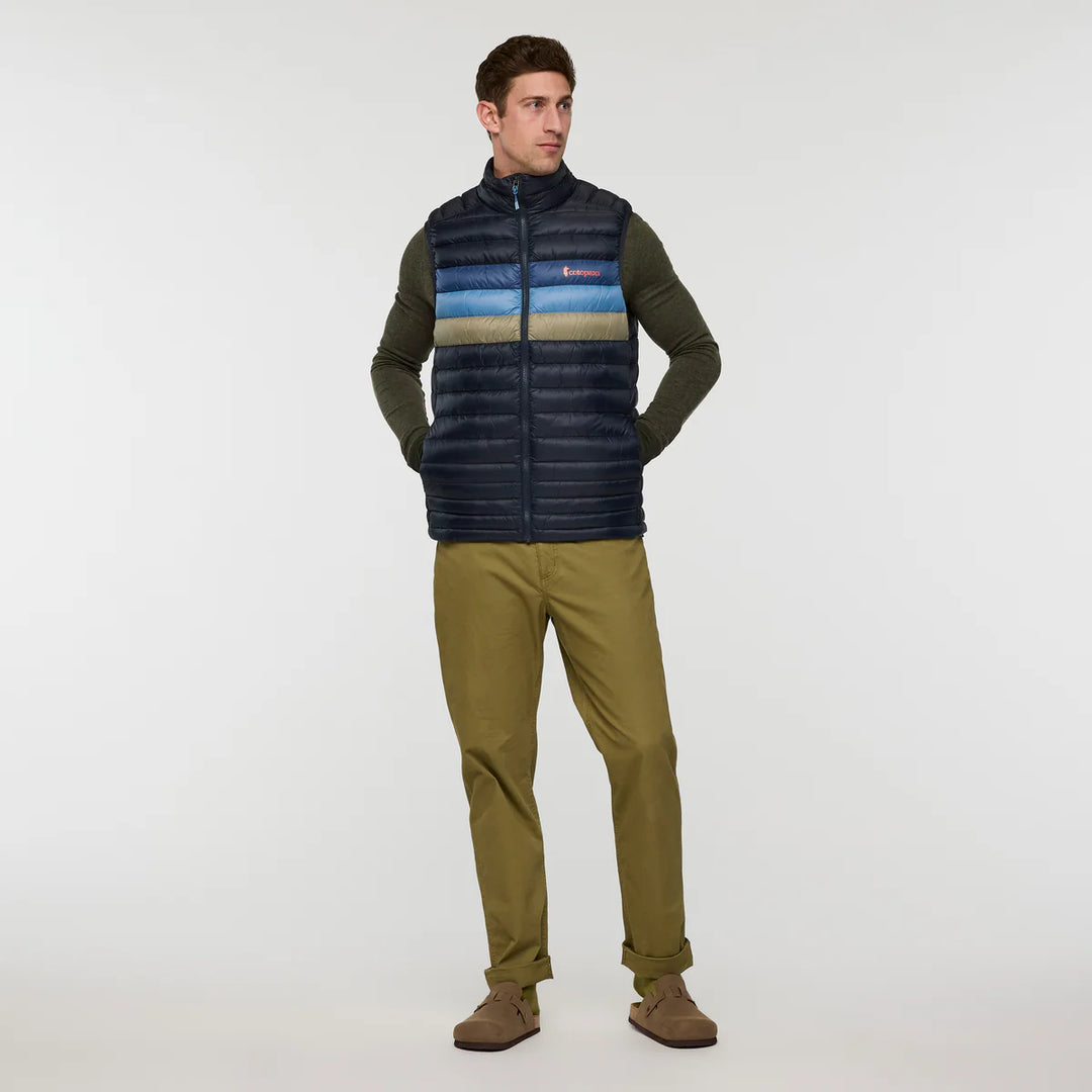 Cotopaxi Men's Fuego Down Vest - Carbon Stripes 