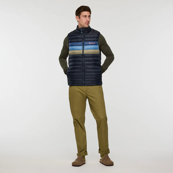 Cotopaxi Men's Fuego Down Vest - Carbon Stripes 