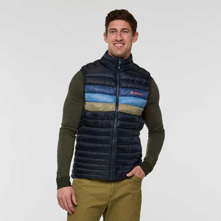 Cotopaxi Men's Fuego Down Vest - Carbon Stripes 1