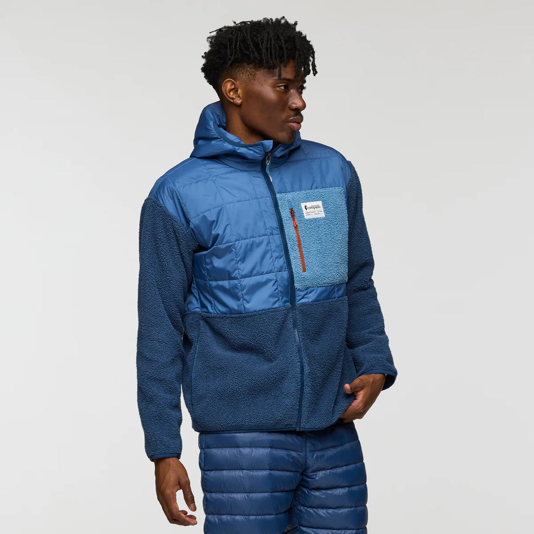 Cotopaxi Mens Trico Hybrid Hooded Jacket Deep Sea