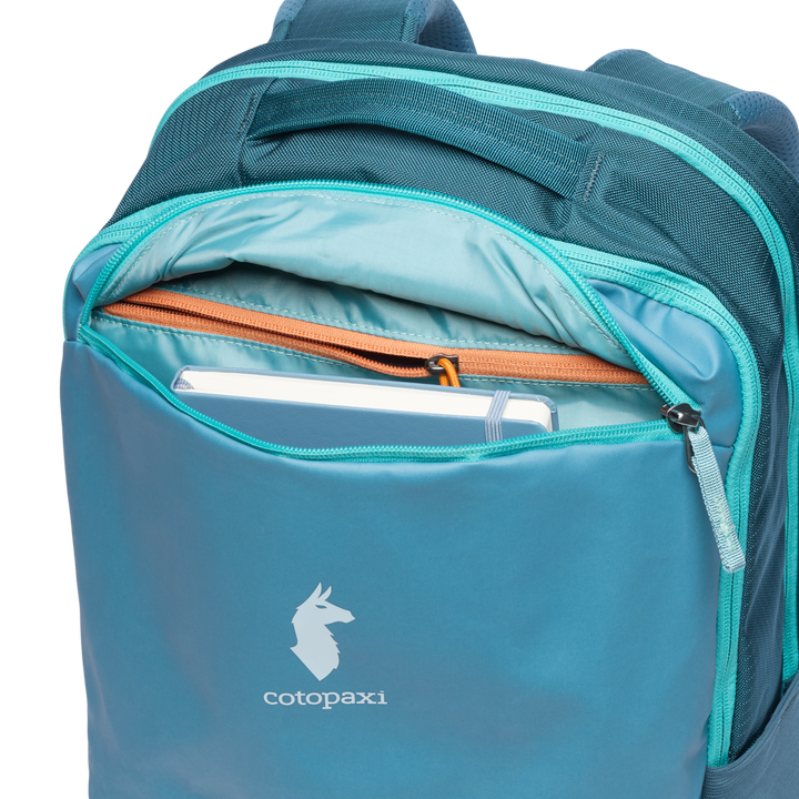 Cotopaxi Allpa 26L Daypack in multiple colorways showing front, back, and detail views - View 5