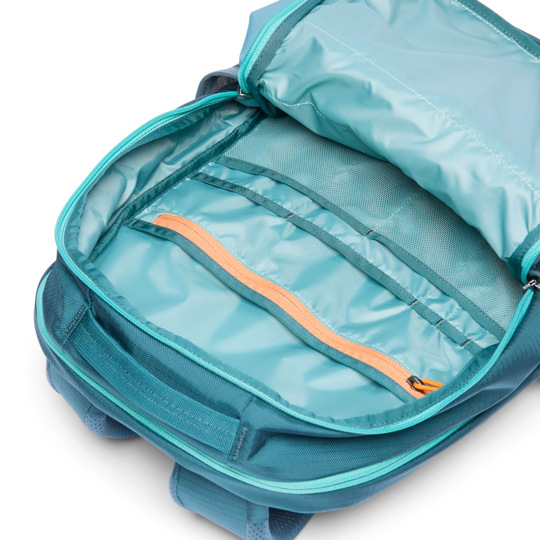 Cotopaxi Allpa 26L Daypack in multiple colorways showing front, back, and detail views - View 4