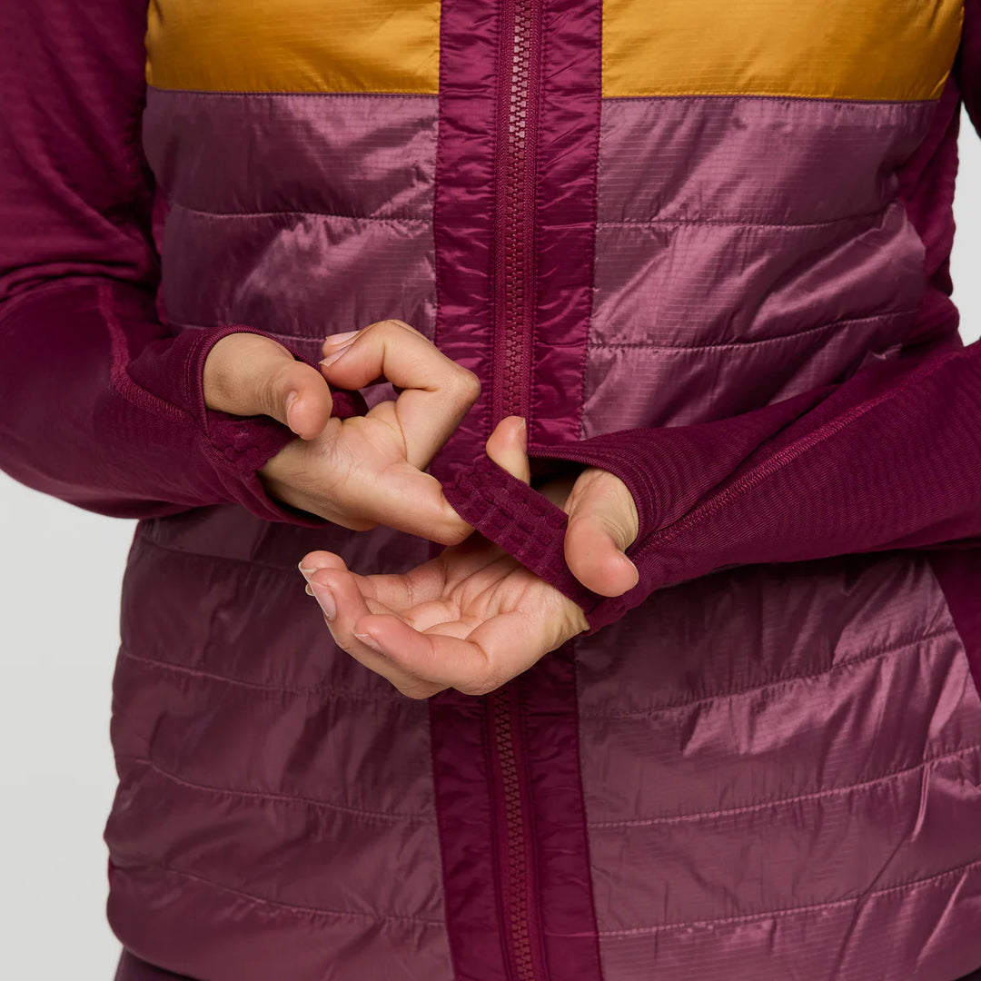 Cotopaxi Womens Capa Hybrid Insulated Hooded Jacket Jam and Fig 3