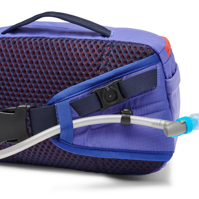 Cotopaxi Lagos 5L Hiking Hydration Hip Pack Amethyst & Blue Violet pic 2 - The Shoe Collective