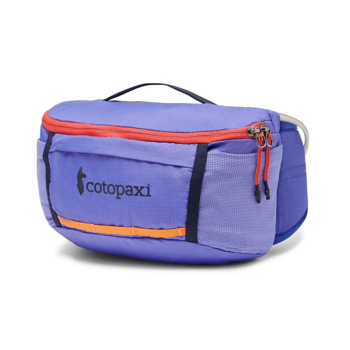 Cotopaxi Lagos 5L Hiking Hydration Hip Pack Amethyst & Blue Violet pic 6 - The Shoe Collective