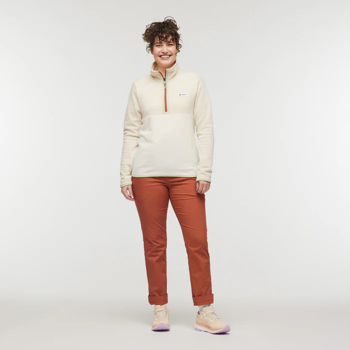 Cotopaxi Womens Amado Fleece Pullover Bone/Cream full view