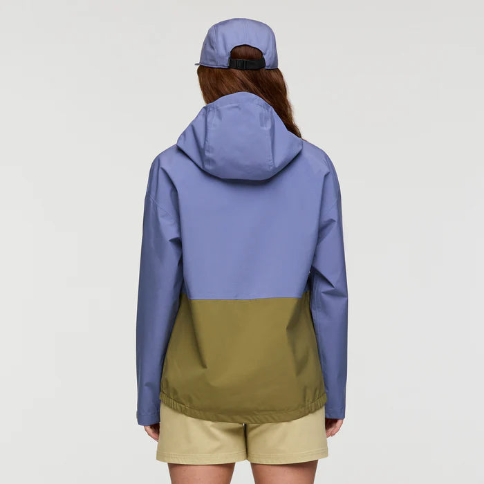 Cotopaxi Womens Cielo Rain Jacket Blue Smoke And Grain 3