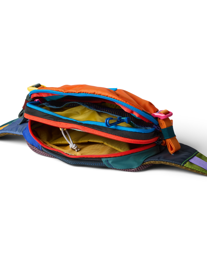 Cotopaxi Allpa X 1.5L Hip Pack Del Dia - open interior view (representative color)