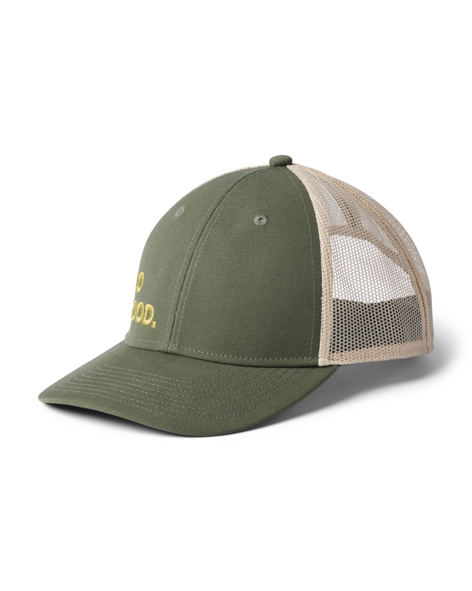 Cotopaxi Do Good Trucker Hat in multiple colorways and angles - View 3