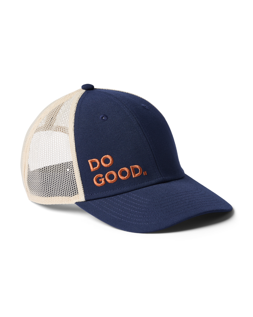 Cotopaxi Do Good Trucker Hat in multiple colorways and angles - View 4