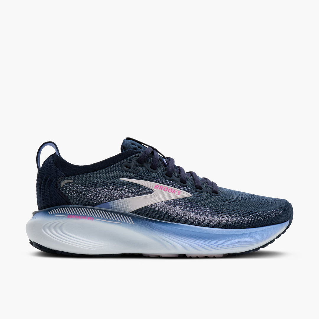 Brooks Women's Adrenaline GTS 25 Running Shoe - Spellbound/Blazing Bell/Pink 