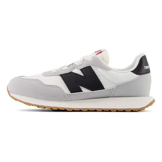 New Balance  Kids' 237 Bungee  - White/Black 2