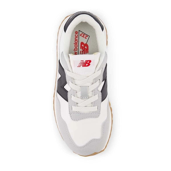 New Balance  Kids' 237 Bungee  - White/Black 3