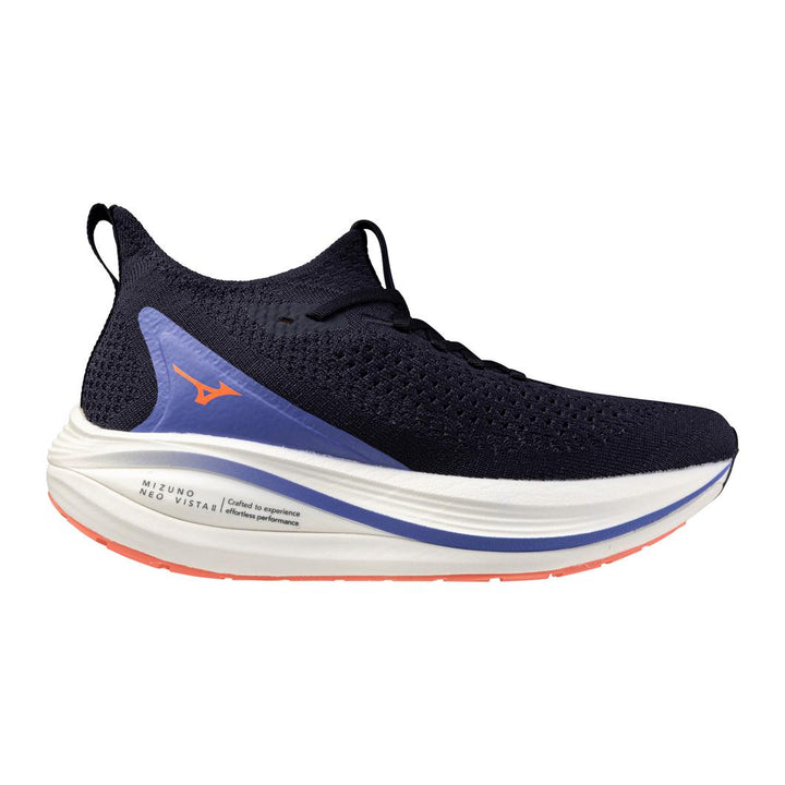 Mizuno Womens Neo Vista 2 Baritone Blue/Striking Coral 5