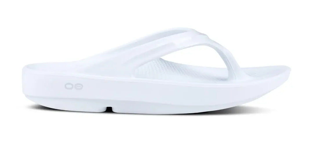 Oofos Women's OOlala Thong Sandal - White