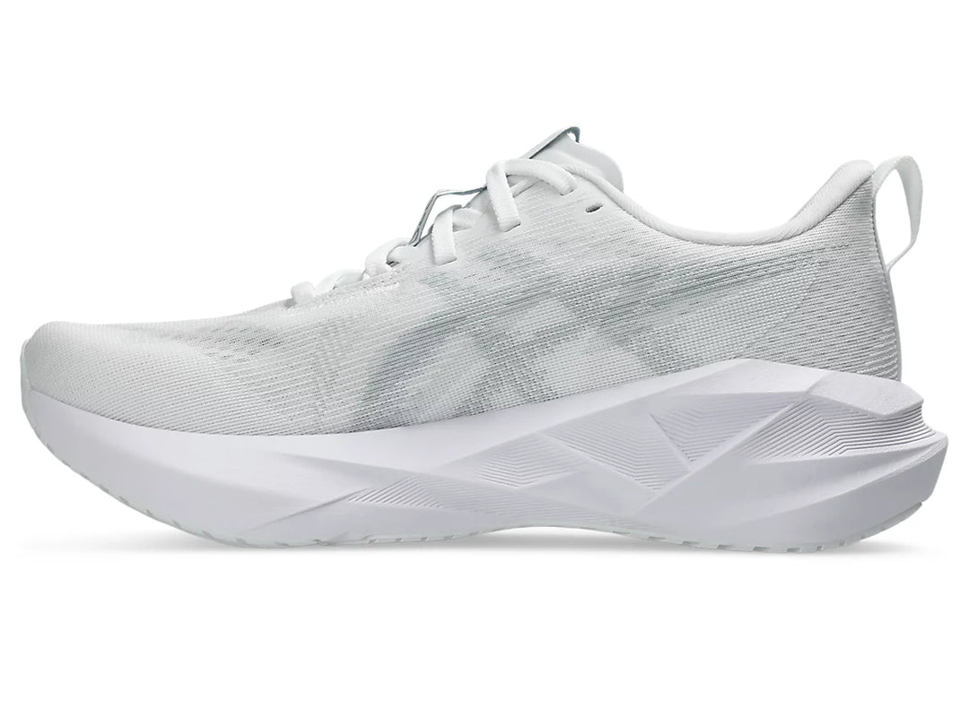 ASICS Women’s Novablast 5 Running Shoe - White / Piedmont Grey 3