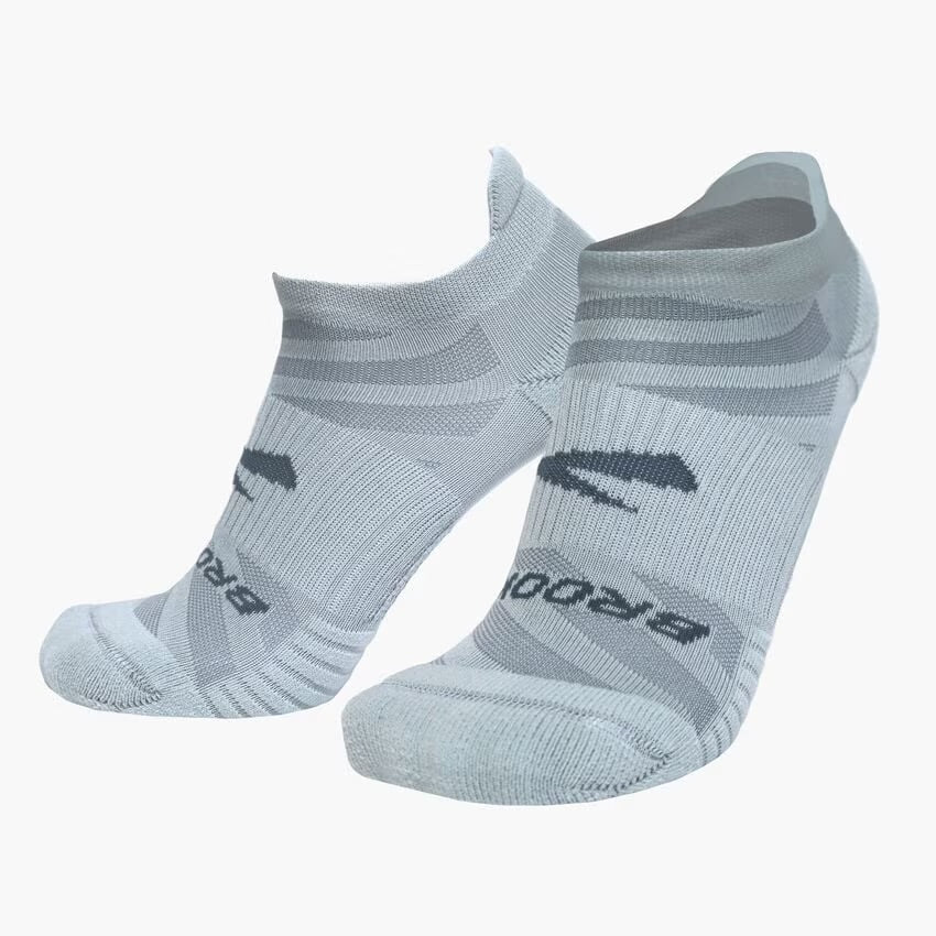 Brooks Ghost Lite No Show 2-Pack - Storm & Smoke 2