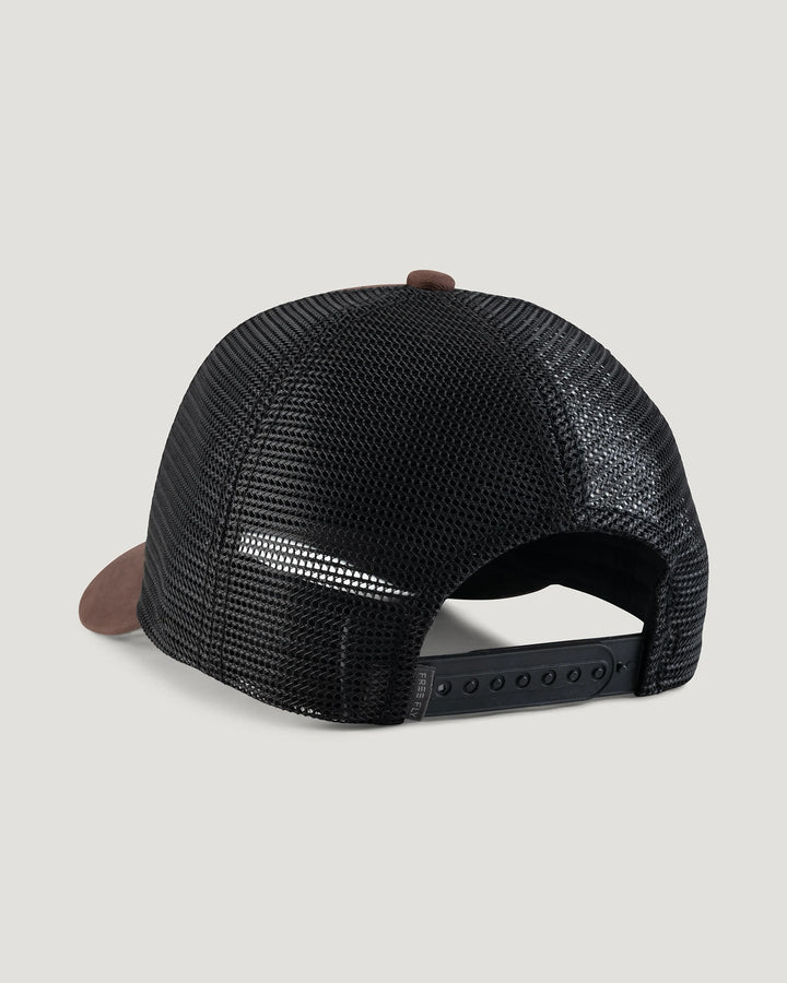 Free Fly Wave Trucker Hat Chestnut Chestnut back