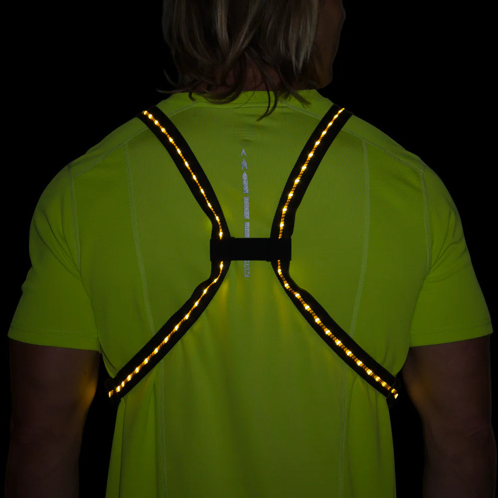Nathan Laser Light Web Vest RX - Black/Hi Vis Yellow 6