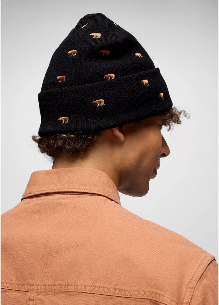 PrAna Wild Now Beanie Black Bear 2