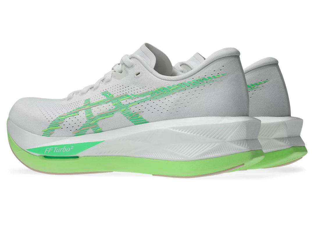 ASICS Women’s Sonicblast Running Shoe - White / Vital Green 2