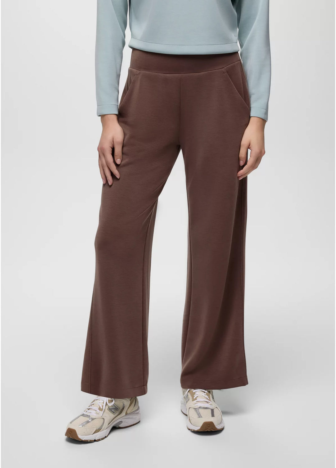 Prana Women’s Shea Hot Spell Wide Leg Pant Mocha 1