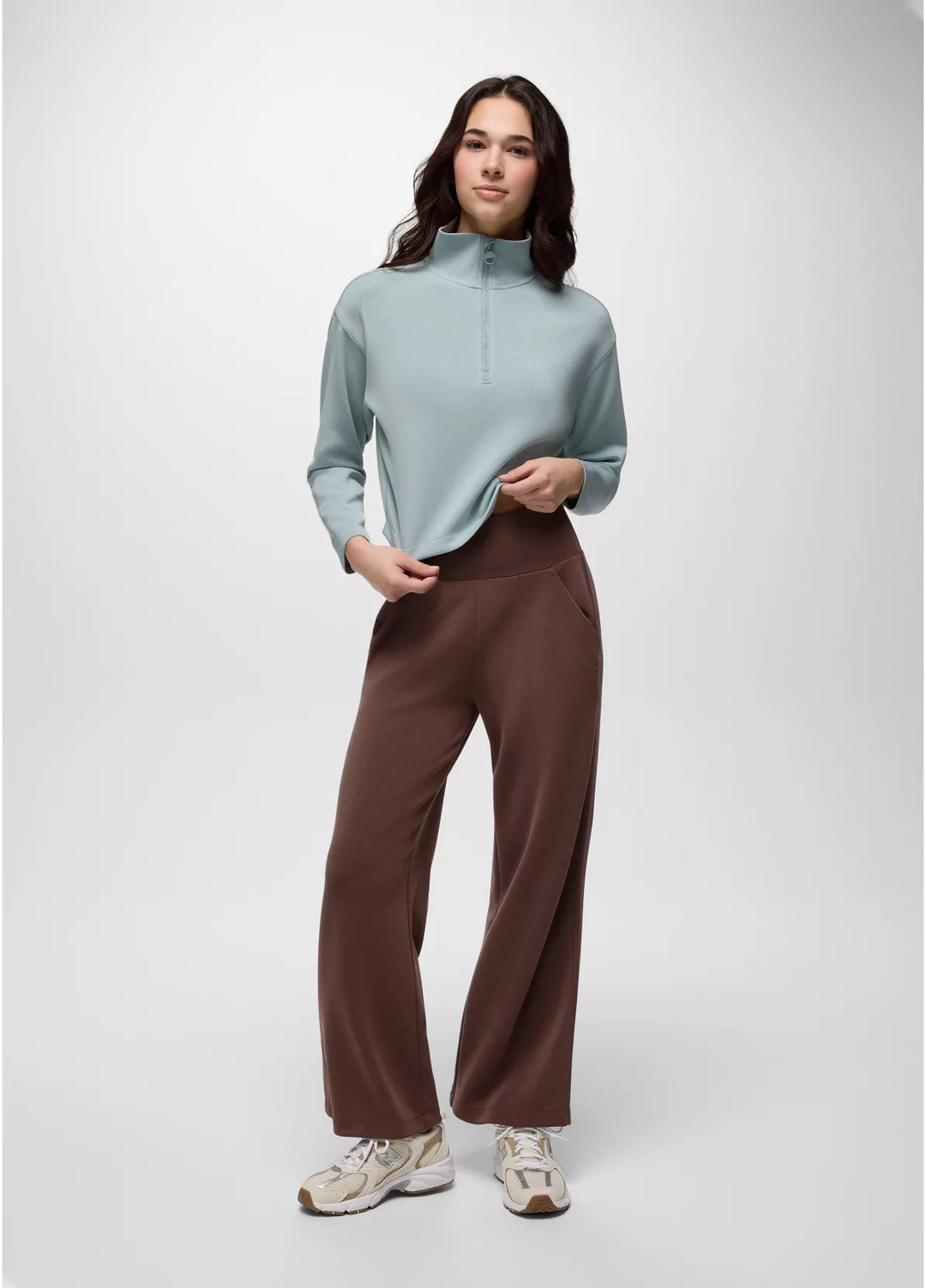 Prana Women’s Shea Hot Spell Wide Leg Pant Mocha 4