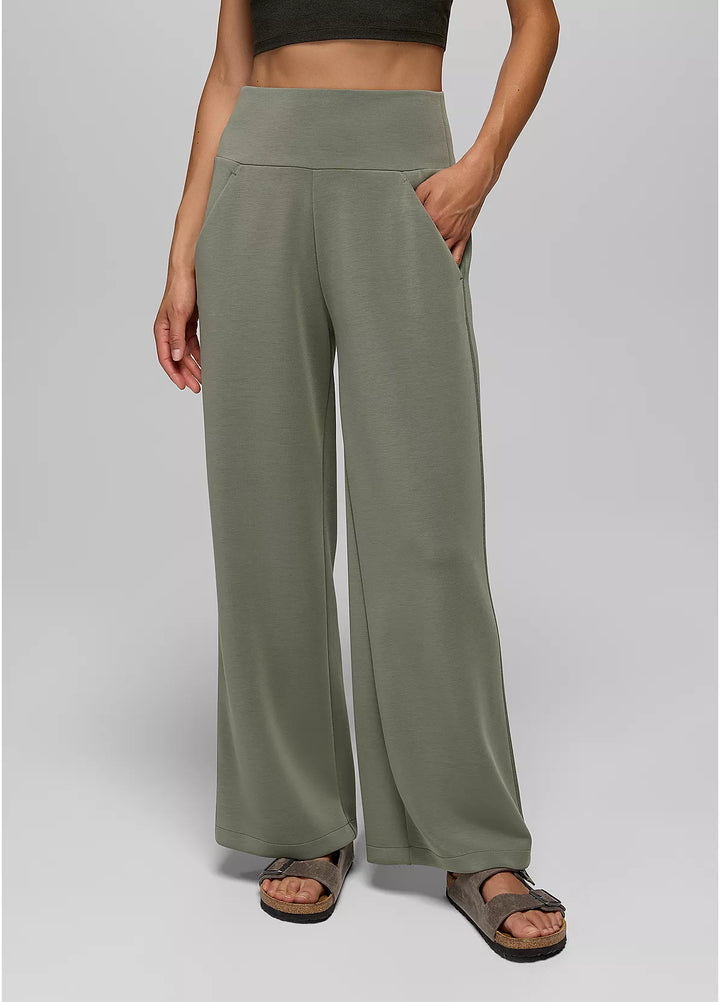 Prana Women's Shea Soft Wide Leg Pant thyme